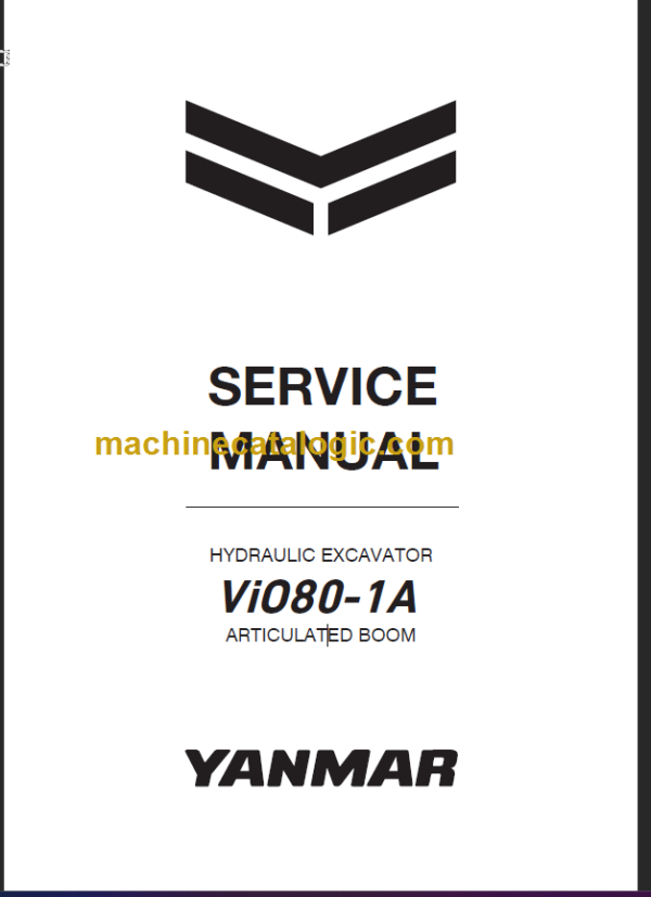 YANMAR VIO80-1A SERVICE MANUAL