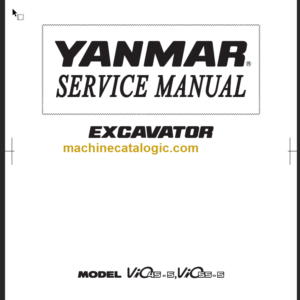 YANMAR VIO50U SERVICE MANUAL