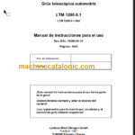 LIEBHERR LTM 1200 5.1 Manual de Operaciones SP