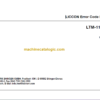 LIEBHERR LTM1100 4.2 ERROR CODE MANUAL