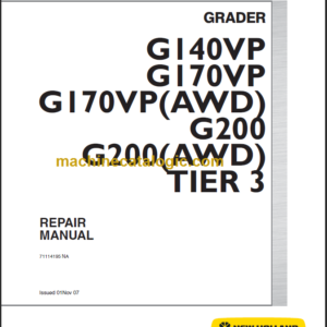 G140VP-G170VP-G200 TIER3 REPAIR MANUAL