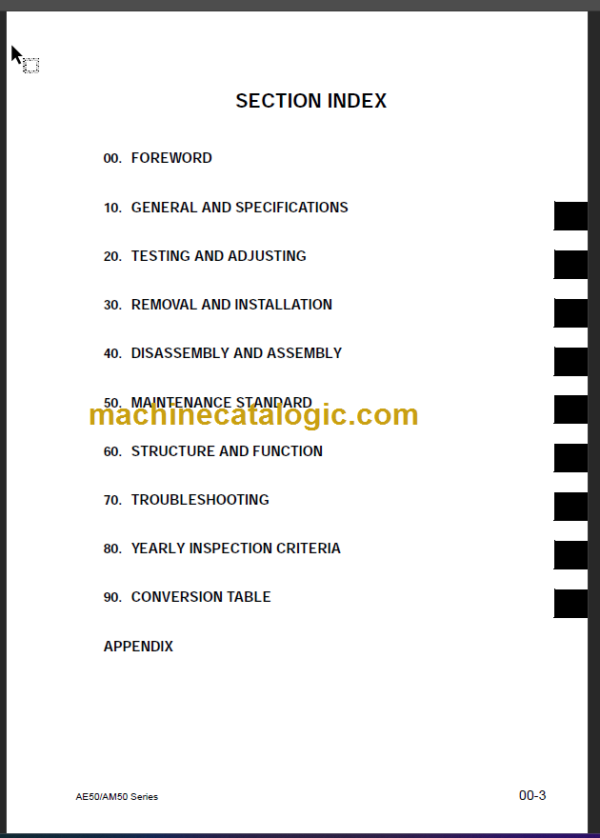 KOMATSU FB10(F) 14(F) 15(F)-12 SHOP MANUAL