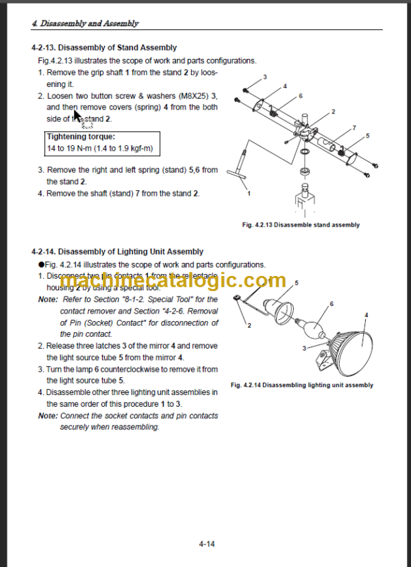 YANMAR LB446H-B1 LB446HB-1 H-1 SERVICE MANUAL