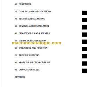 KOMATSU FB15G 15GF 18G 18GF SHOP MANUAL