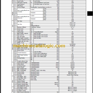 KOMATSU FB15RL(F) 18RL(F)15 SHOP MANUAL