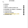 KOMATSU FD40Z-5 FD40 SHOP MANUAL