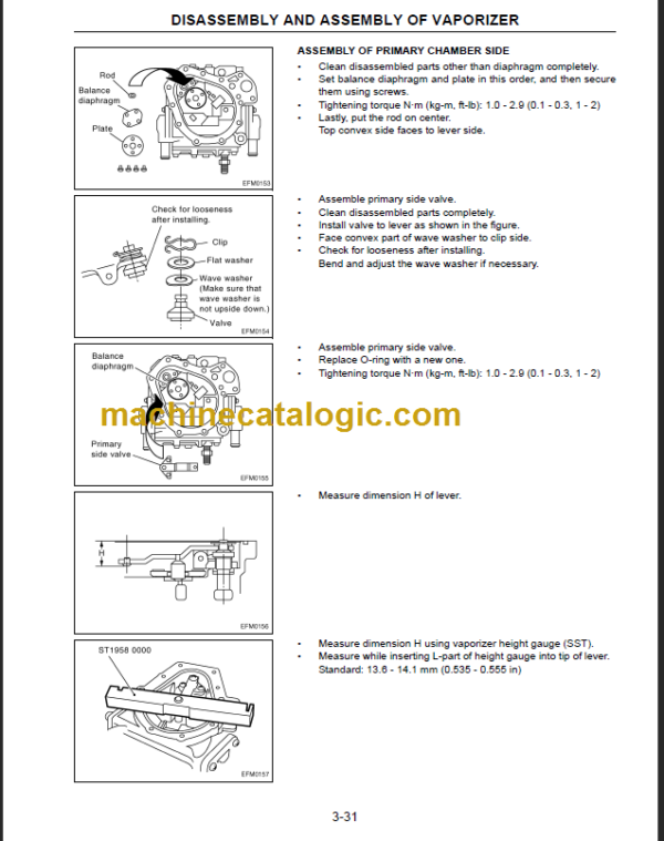 KOMATSU K21-K25 SERVICE MANUAL