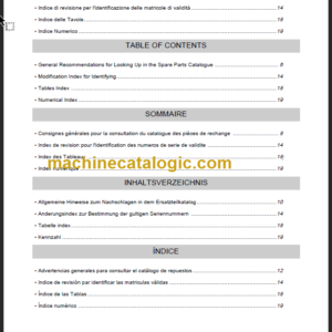 KOMATSU FB18H-1R FB20H-1R PARTS CATALOGUE