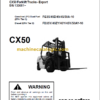 KOMATSU CX50 SERVICE MANUAL