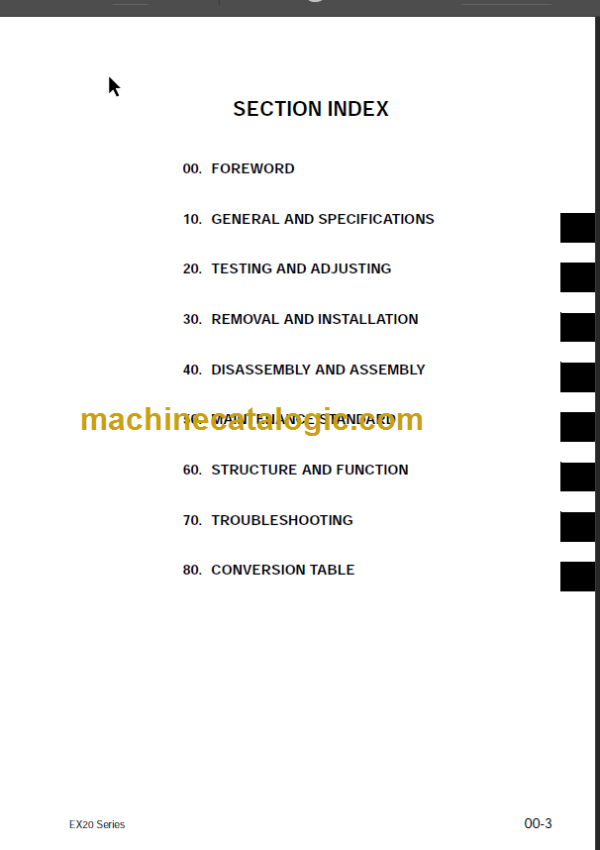 KOMATSU FD100 115-7 SHOP MANUAL