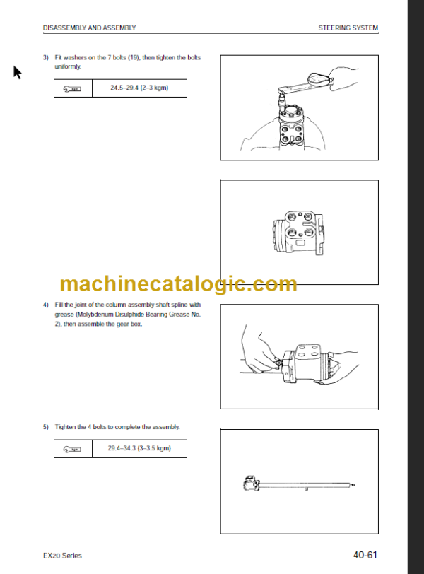 KOMATSU FD100 115-7 SHOP MANUAL