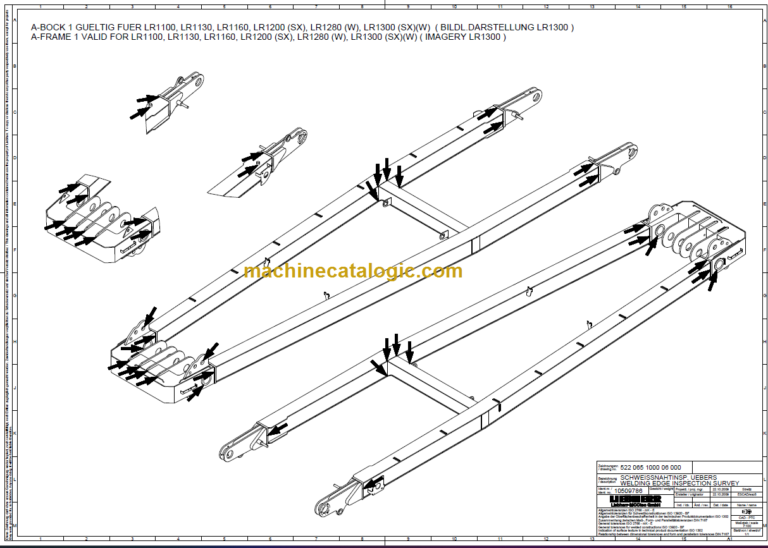 LIEBHERR LR1160 TECHNICAL INFORMATION