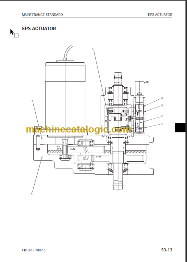 KOMATSU FB15RL(F) 18RL(F)15 SHOP MANUAL