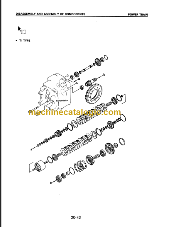 KOMATSU FD40Z-5 FD40 SHOP MANUAL