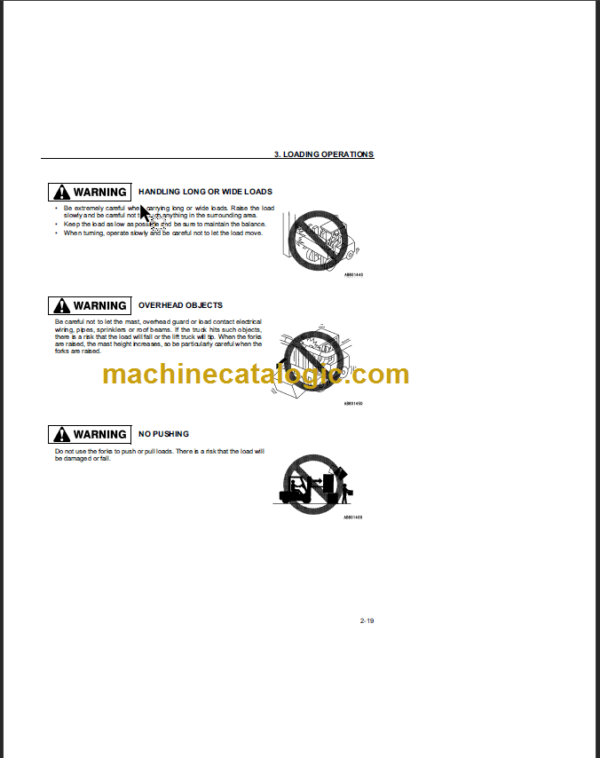 KOMATSU FD70-7 FD80T-8 OPERATION MANUAL