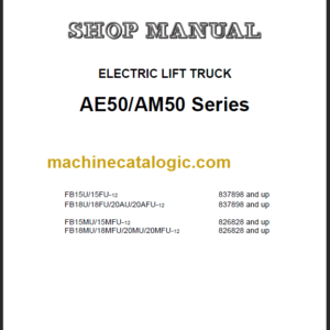 KOMATSU FB15U 15FU-12 SHOP MANUAL