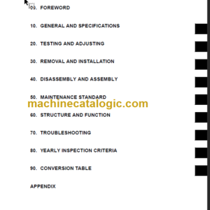 KOMATSU FB15U 15FU-12 SHOP MANUAL