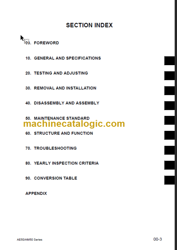 KOMATSU FB15U 15FU-12 SHOP MANUAL