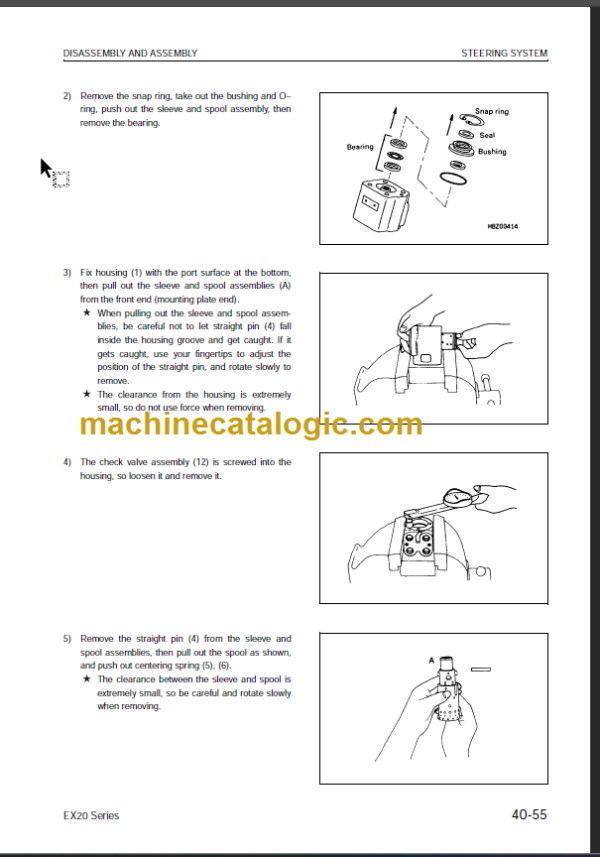 KOMATSU FD135 50E 160E-7 SHOP MANUAL