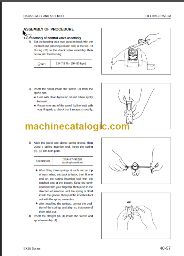 KOMATSU FD135 50E 160E-7 SHOP MANUAL