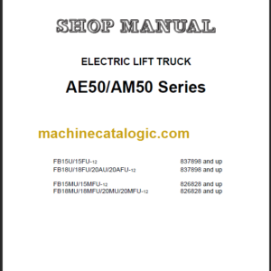 KOMATSU FB18U 18FU 20AU 20AFU-12 SHOP MANUAL