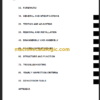 KOMATSU FB18U 18FU 20AU 20AFU-12 SHOP MANUAL