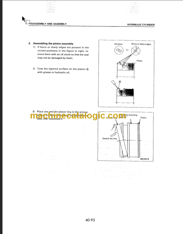 KOMATSU FD50 60 70 80-7 SHOP MANUAL