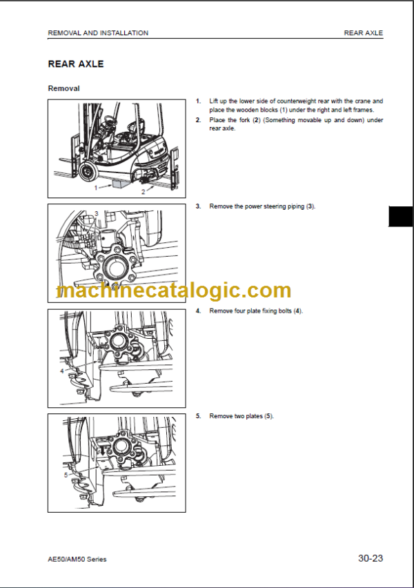 KOMATSU FB18U 18FU 20AU 20AFU-12 SHOP MANUAL