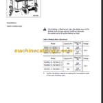 KOMATSU FB18U 18FU 20AU 20AFU-12 SHOP MANUAL