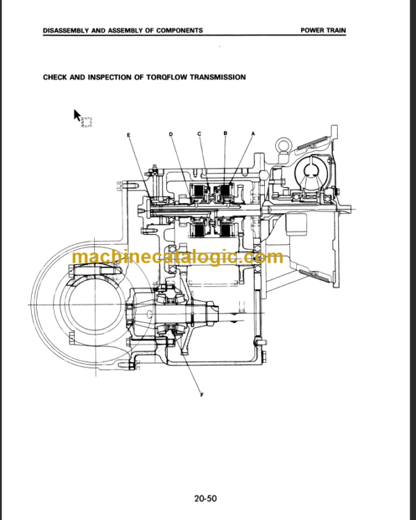 KOMATSU FD40Z-5 FD40 SHOP MANUAL