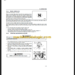 KOMATSU FD70-7 FD80T-8 OPERATION MANUAL