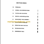 KOMATSU FD40Z 40 45-7 SHOP MANUAL