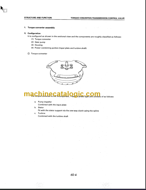 KOMATSU FG50 60 70E-7 SHOP MANUAL