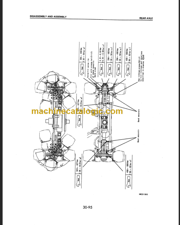 KOMATSU FD40Z 40 45-7 SHOP MANUAL