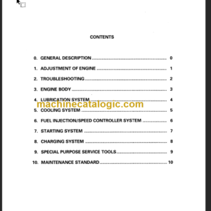 KOMATSU 4D94E SHOP MANUAL