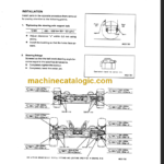 KOMATSU FG40Z 40 45-7 SHOP MANUAL
