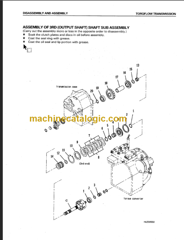 KOMATSU FD100 115-6 SHOP MANUAL