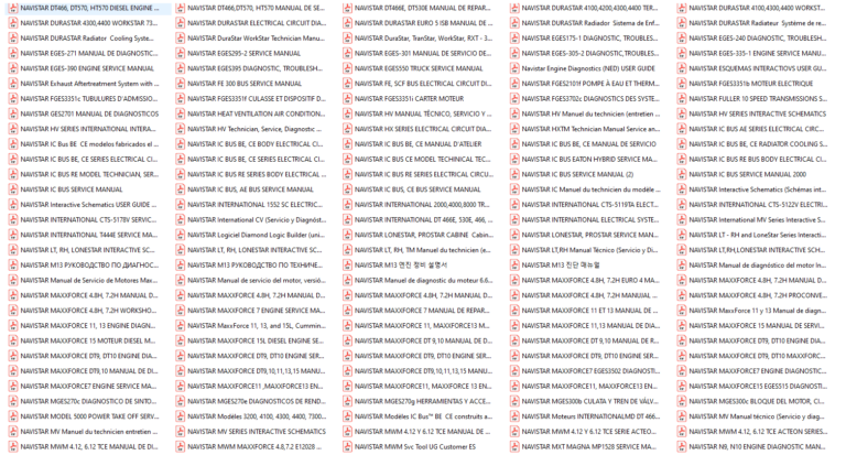 Navistar Service Manual Full DVD