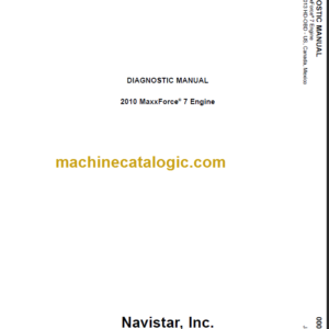 NAVISTAR MAXXFORCE7 ENGINE DIAGNOSTIC MANUAL