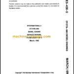 NAVISTAR CGES4303 SERVICE MANUAL