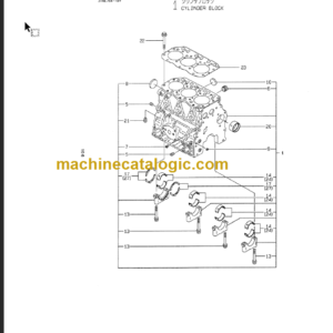 TAKEUCHI TB25FR Mini Excavator Parts Manual