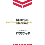 YANMAR VIO50-6B SERVICE MANUAL