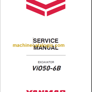 YANMAR VIO50-6B SERVICE MANUAL