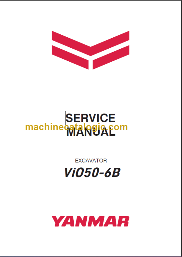 YANMAR VIO50-6B SERVICE MANUAL