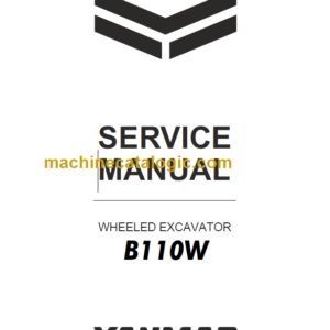 YANMAR B110W SERVICE MANUAL