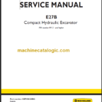 NEW HOLLAND E27B SERVICE MANUAL