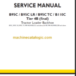 B95C-B95CTC-B95 CLR-B110C TIER4B SERVICE MANUAL