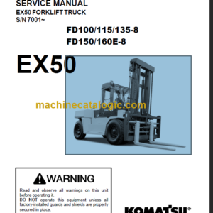 KOMATSU EX50 SERVICE MANUAL