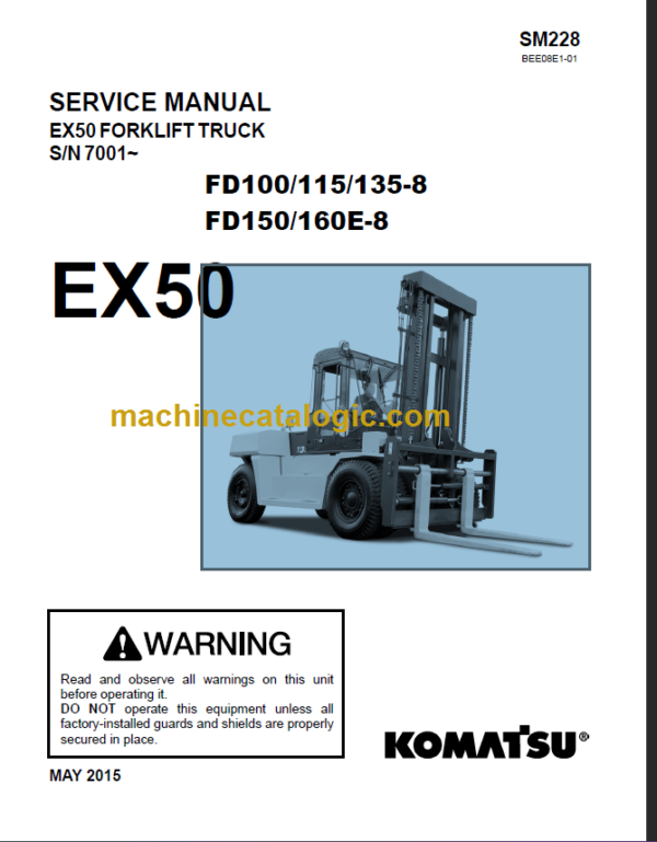 KOMATSU EX50 SERVICE MANUAL