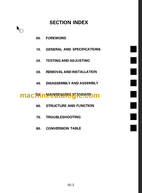 KOMATSU FD135 150 160E-6 SHOP MANUAL